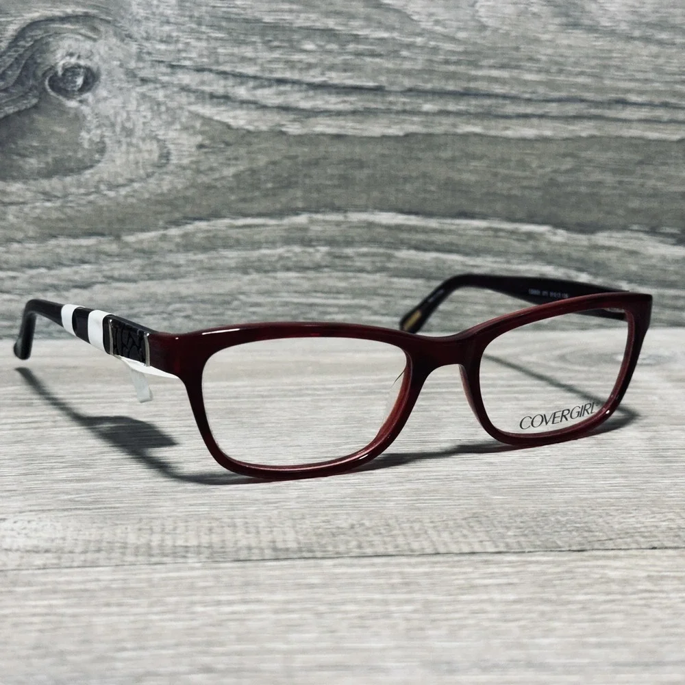 CoverGirl CG0531 071 Eyeglass Frames Womens 51-17-135 Red Tortoise Rectangular‎